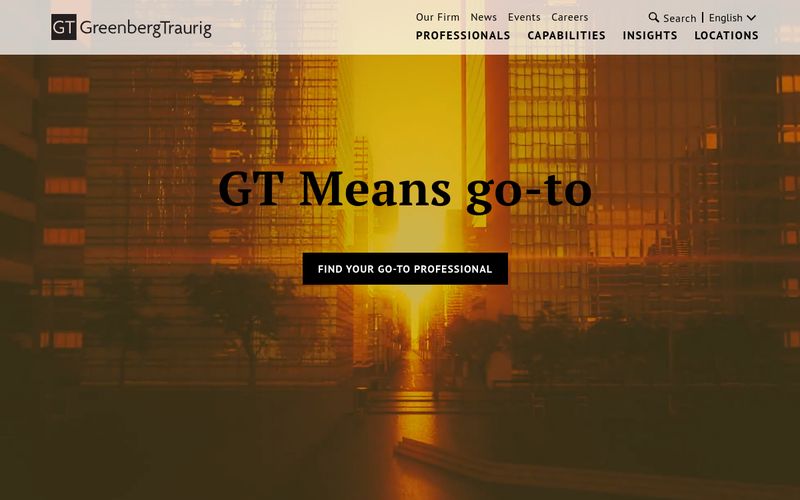 Home page of Greenberg Traurig