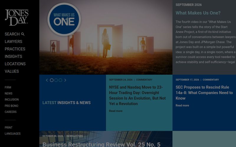 Home page of Jones Day