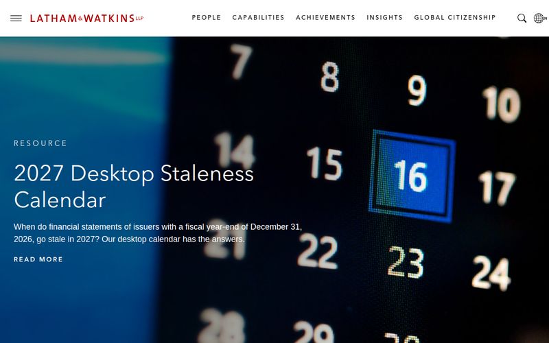 Home page of Latham & Watkins