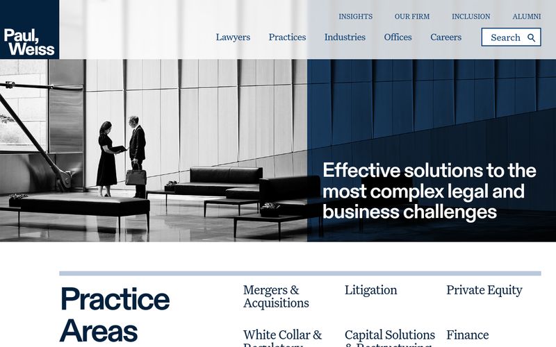 Home page of Paul, Weiss