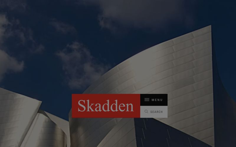 Home page of Skadden