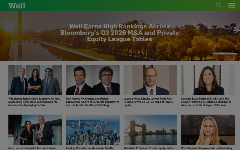 Home page of Weil, Gotshal & Manges